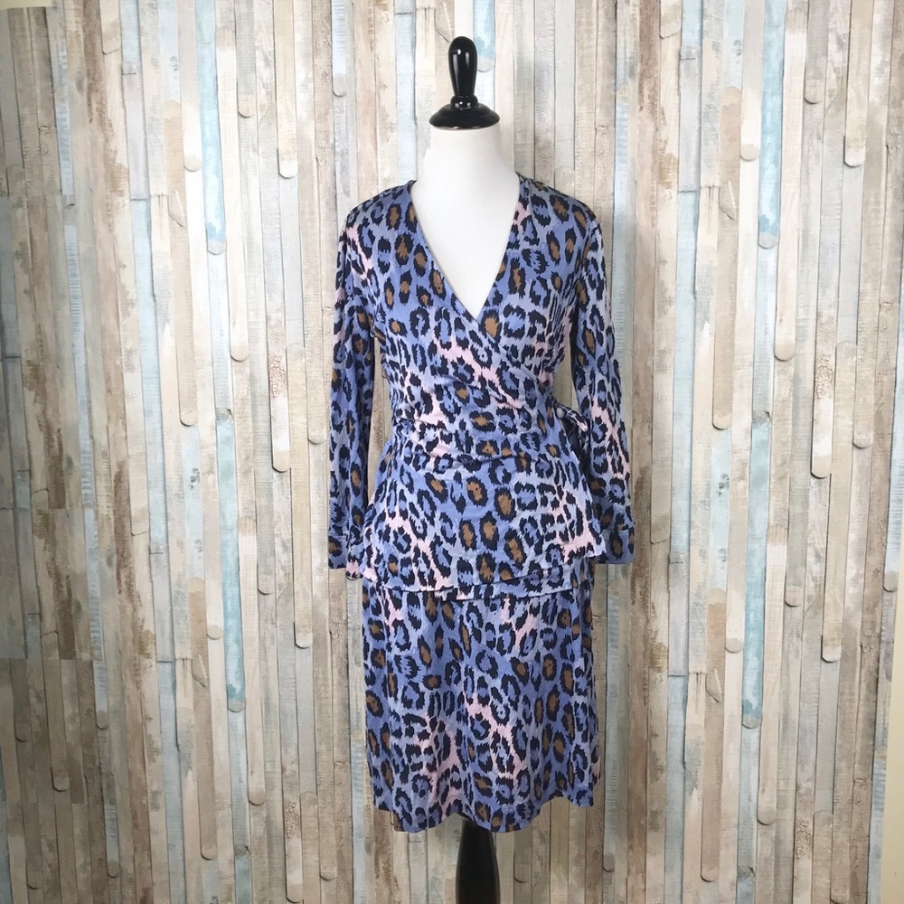 DVF 0 2 Vintage Deadstock Wrap Top Skirt‎ Set Dress